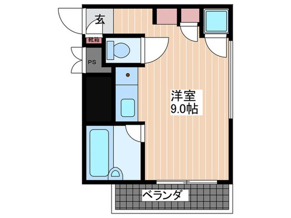 FKコーポの物件間取画像